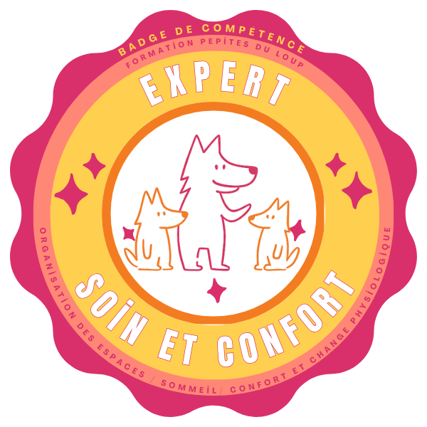 badge de compétence soin et confort de l'enfant